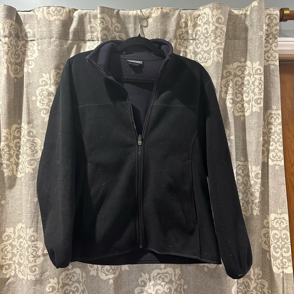 Lands Ends Black zip up jacket